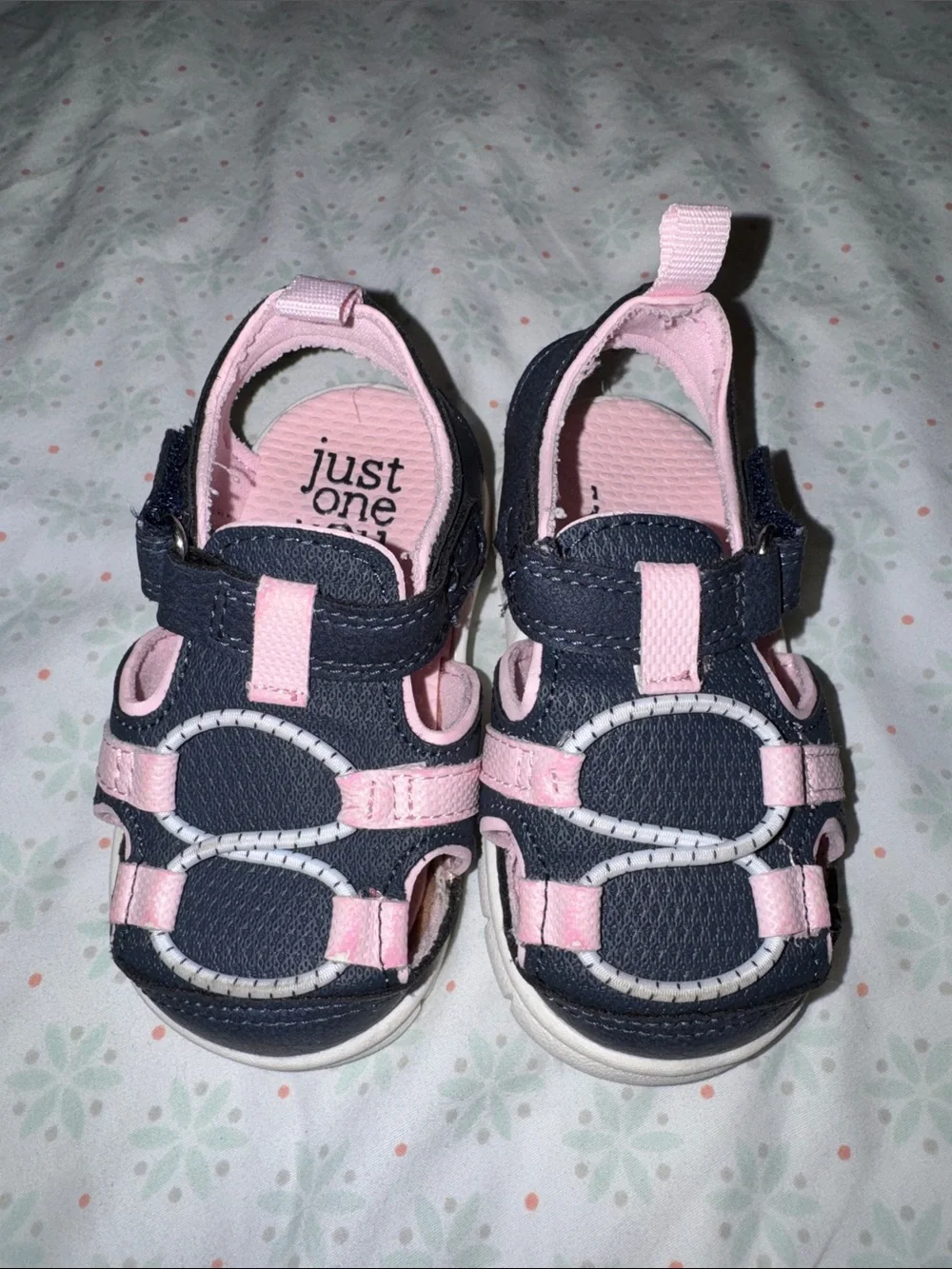 Carter's Navy and Pink Toddler Sport Sandals